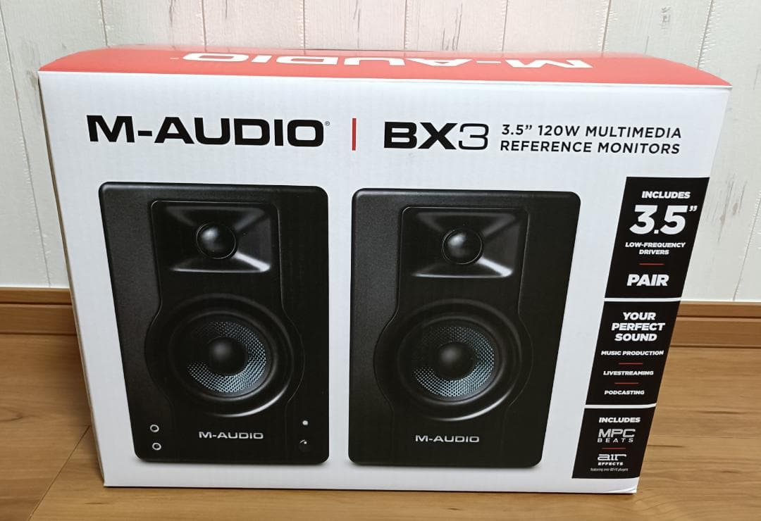 【動作確認のみ】 モニタースピーカー M-Audio BX3 Amazon.co.jp: M-Audio スタジオモニタースピーカー アクティブ