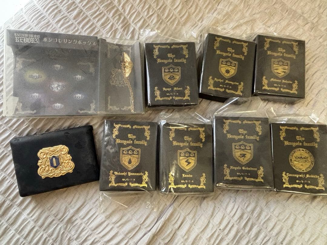 リボーン　ボンゴレリング　セット 家庭教師ヒットマンREBORN! Ringcolle! DX ボンゴレリング｜ガシャポン