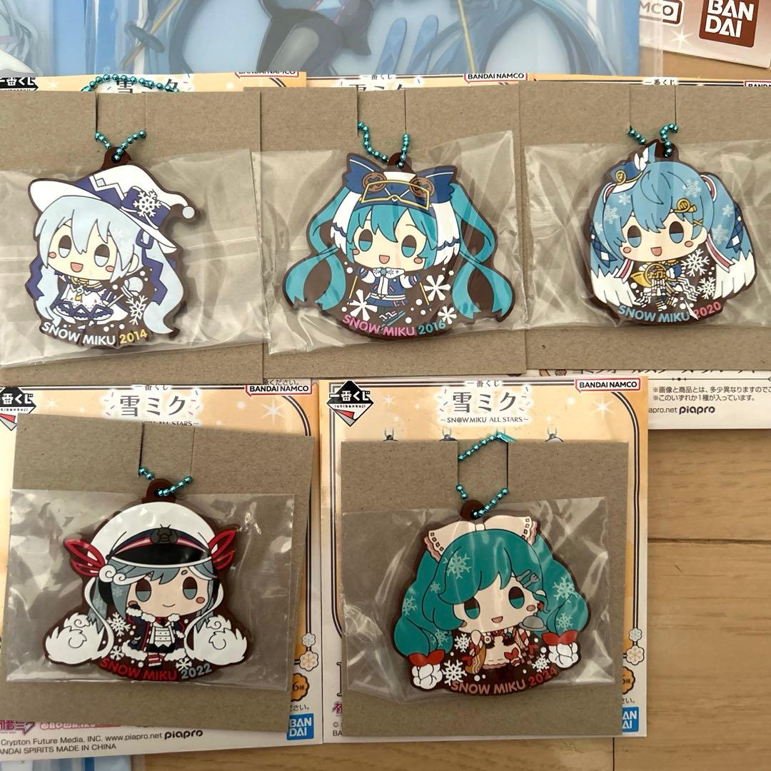 一番くじ 雪ミク 2026 ビッグアクリルスタンド ラバーチャーム まとめ
