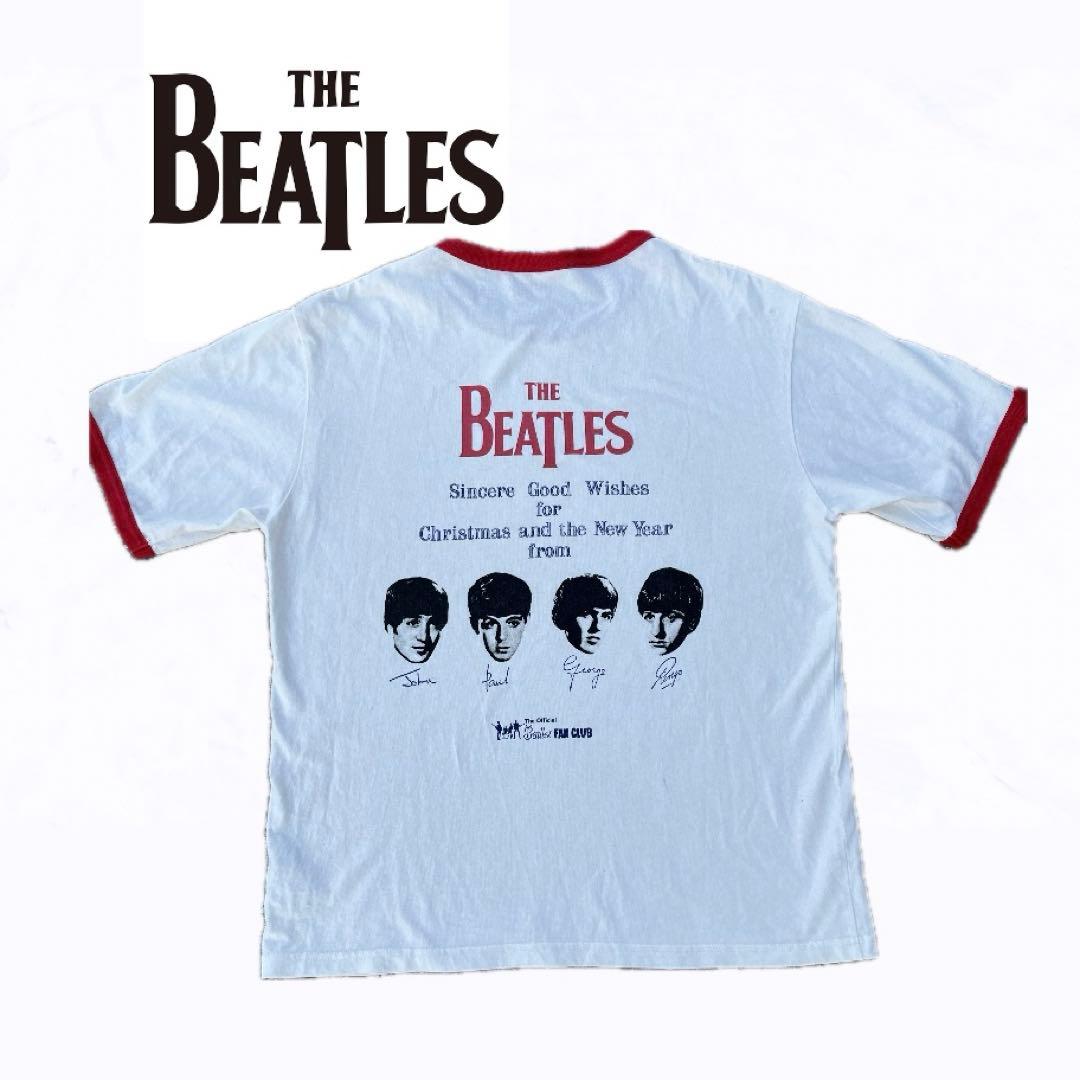 60s 古着 ヴィンテージ ビートルズ リンガー Tシャツ-【新品❤️未使用