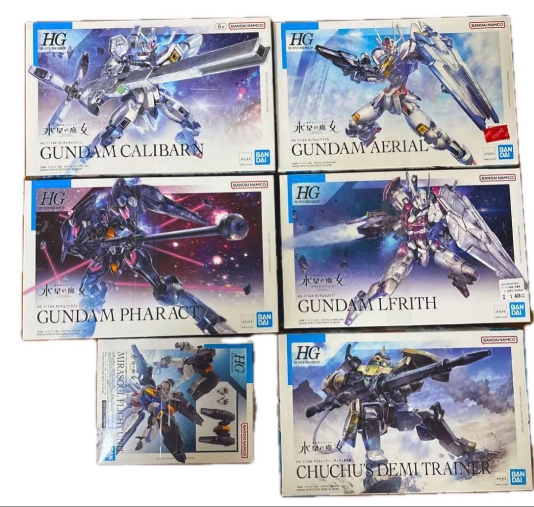 水星の魔女 ガンプラ HG 6体セット まとめ売り BANDAI - メルカリ