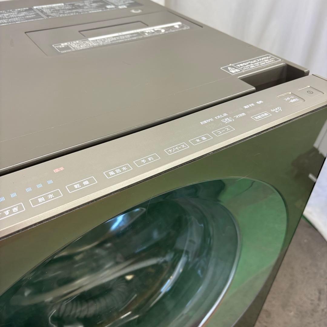 年末セール‼️33⭕️ドラム式洗濯機 パナソニック 10キロ 安い 左開き 設置