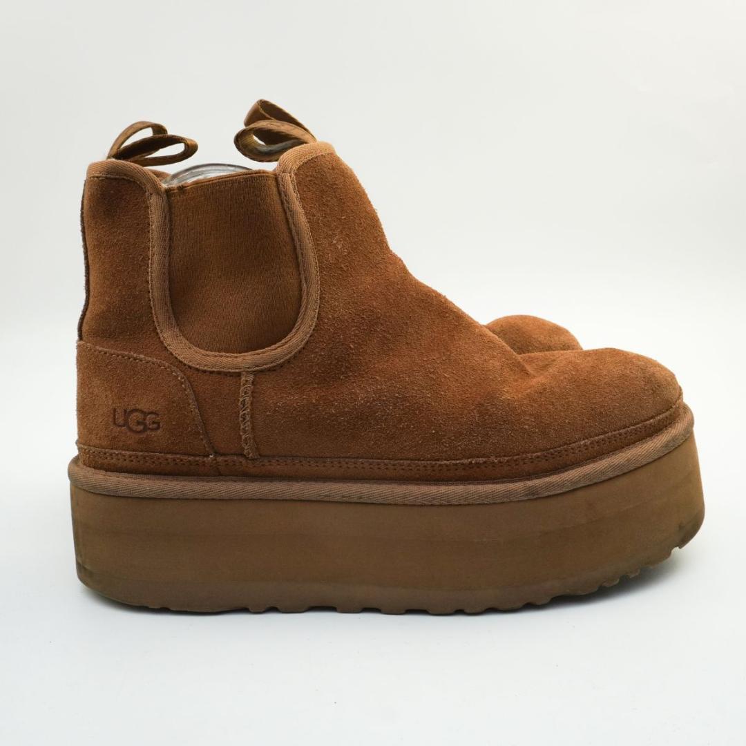UGG 1134526 25.0 厚底ムートンブーツ ブラウン/ND16 - メルカリ