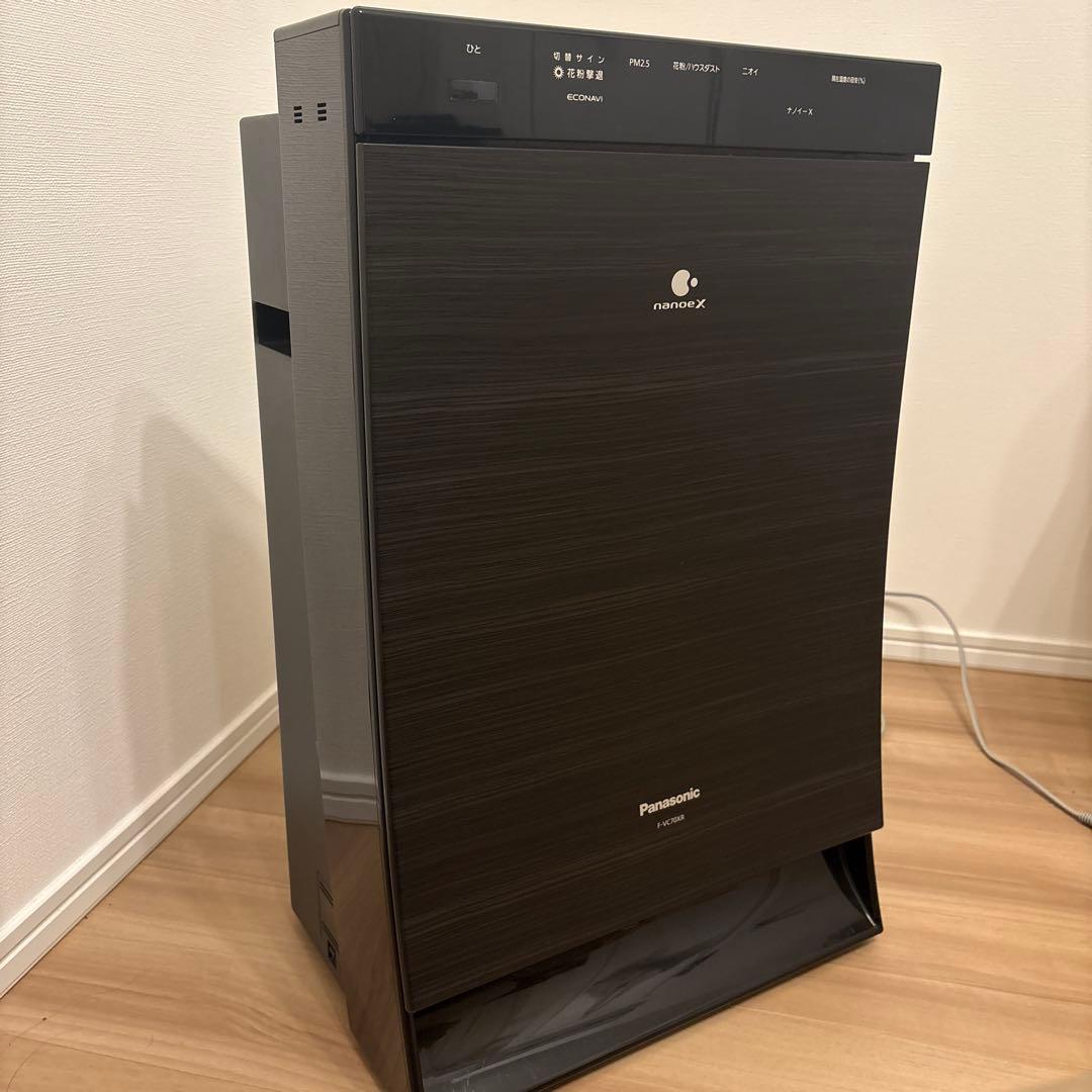 Panasonic加湿空気清浄機　F-VC70XR パナソニック Panasonic 加湿空気清浄機 F-VC70XR-TM 木目調 木目調 F