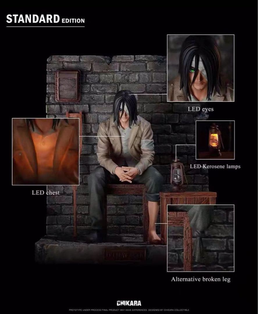 進撃の巨人 エレン・イェーガー 1/6ガレージキット ガレキ スタチュー