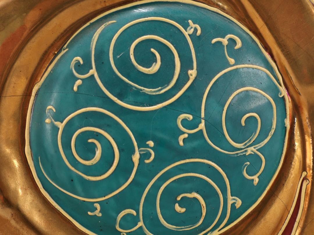 BK200 九谷焼 八幡窯 松鶴乃図 御小槌 金運 財運 開運 商売繁盛