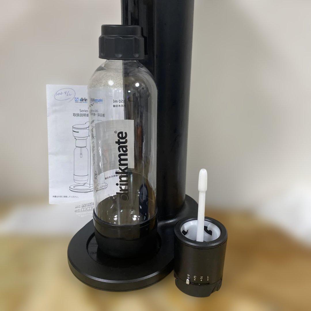 drinkmate 炭酸水メーカー ブラック 未使用に近い - メルカリ