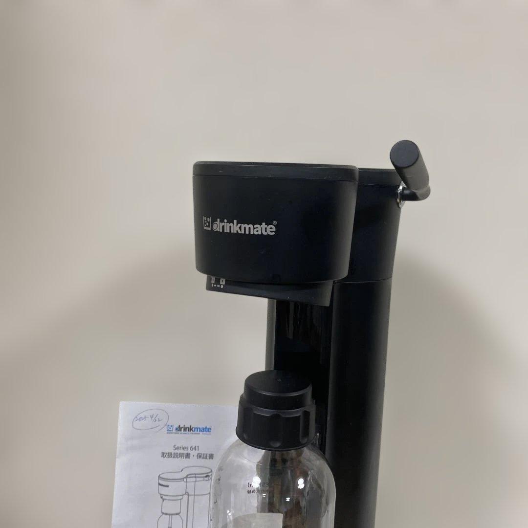 drinkmate 炭酸水メーカー ブラック 未使用に近い - メルカリ