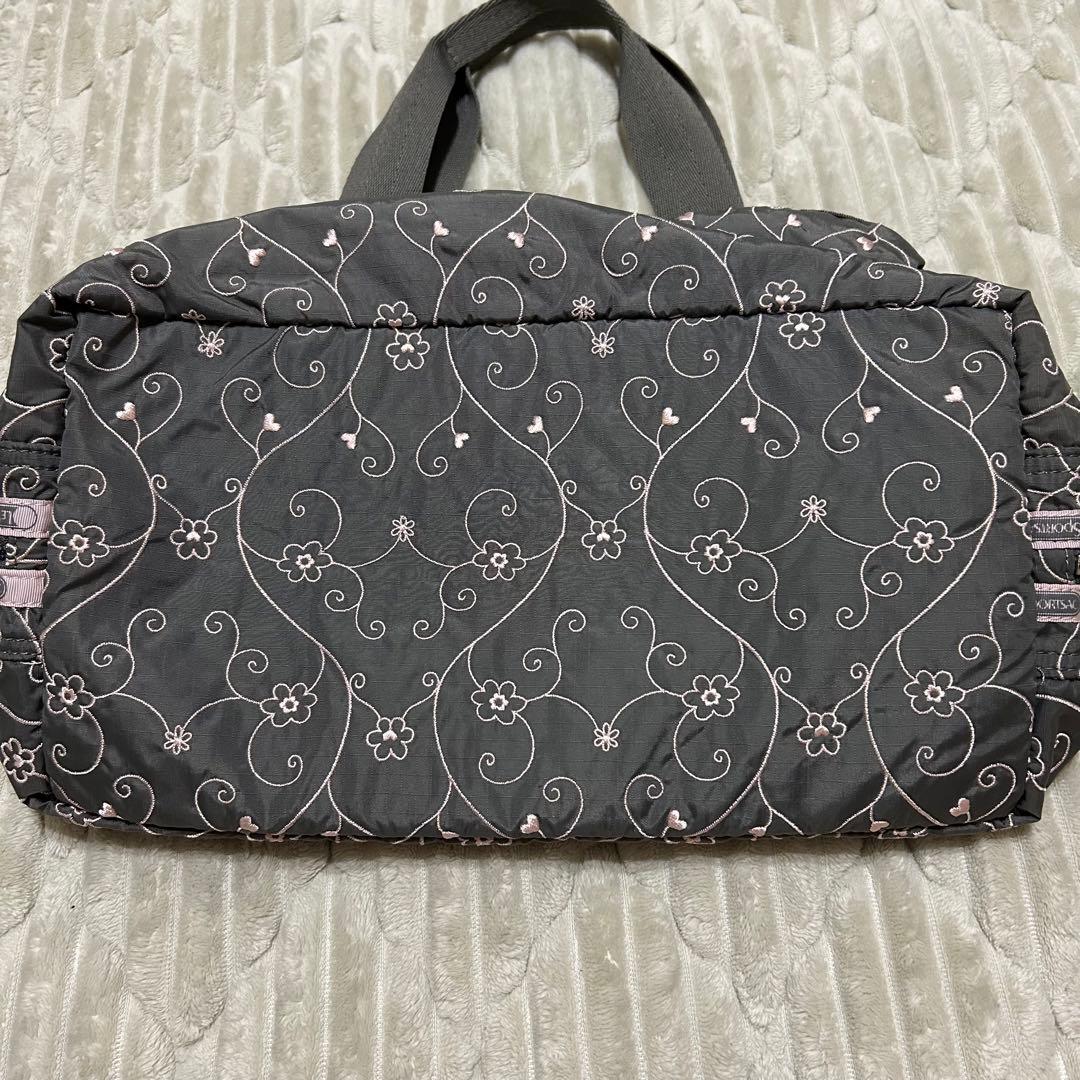 レスポートサック✨ハワイ限定 超美品 グレー ヴァイン ハンドバッグ