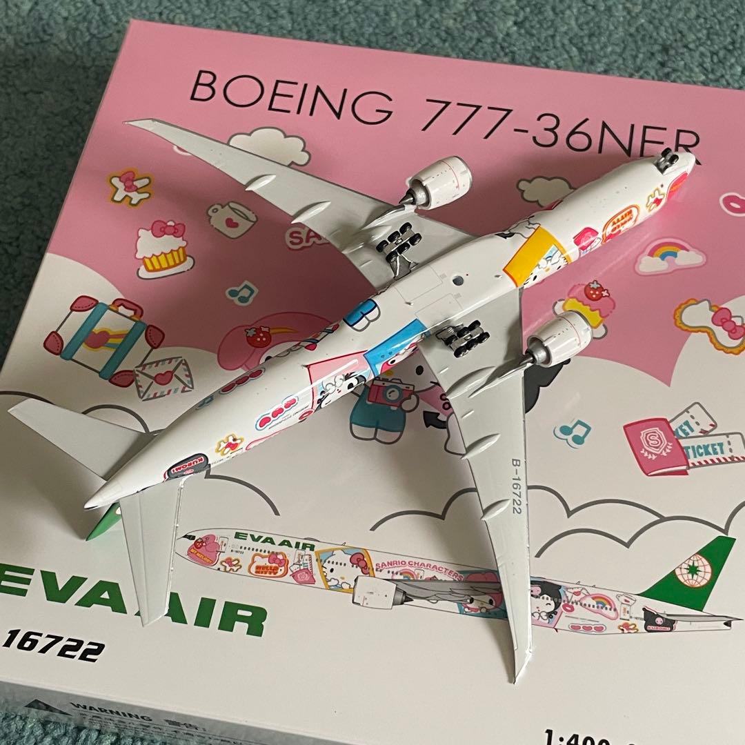 EVA AIR エバー航空 777-300ER ハローキティ Ph 1:400 - メルカリ