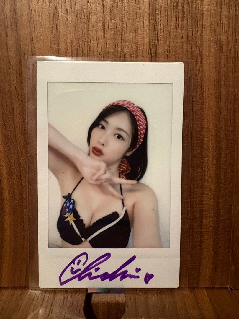 chiaki サイバージャパンダンサーズ　サイン入りチェキ5枚組