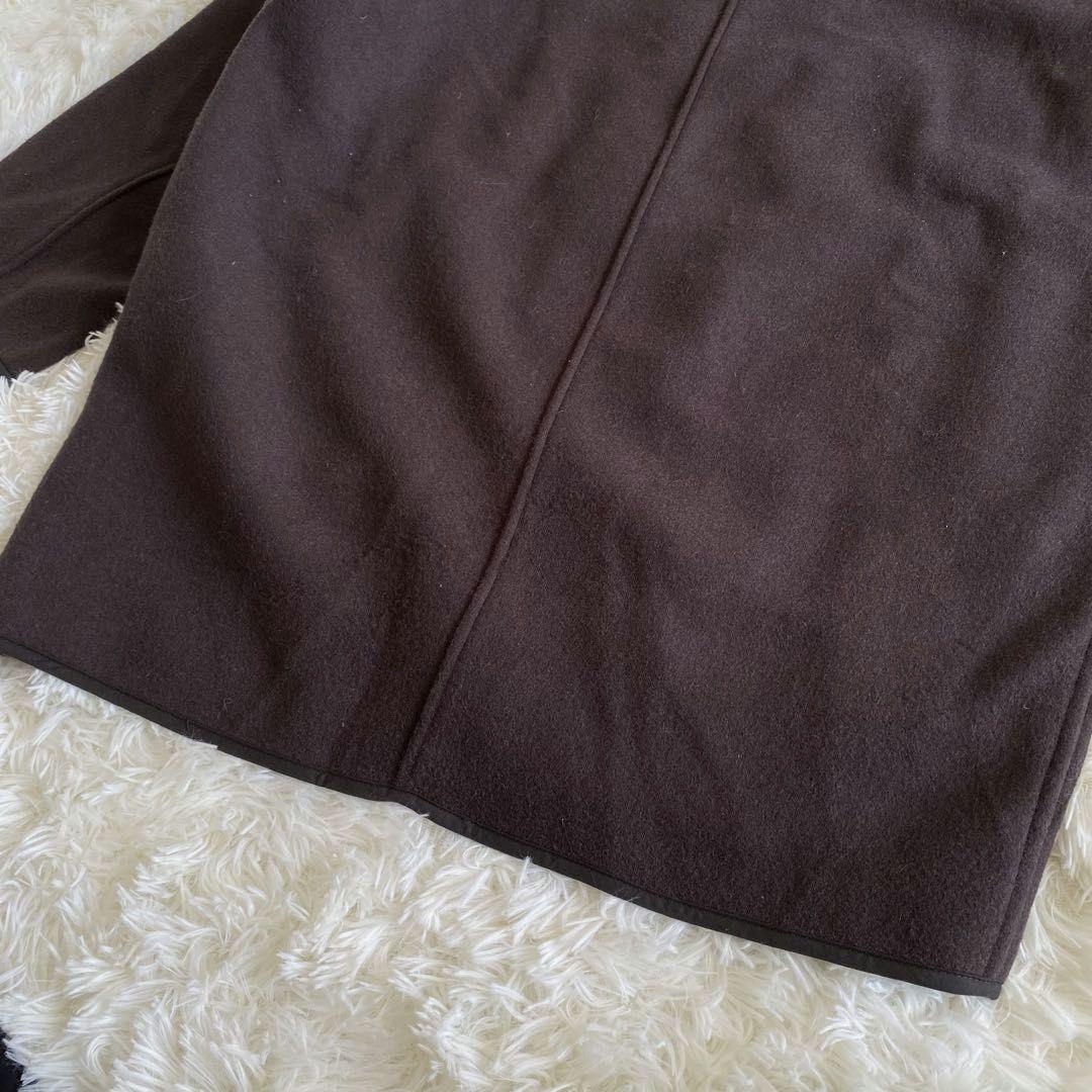 ガリャルダガランテ リバーハーフコート ブラウン ガウンコート