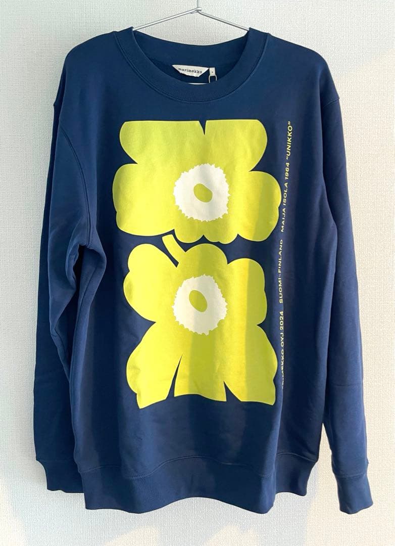 新品タグ付】限定色 マリメッコ UNIKKO60周年トレーナー ユニセックス