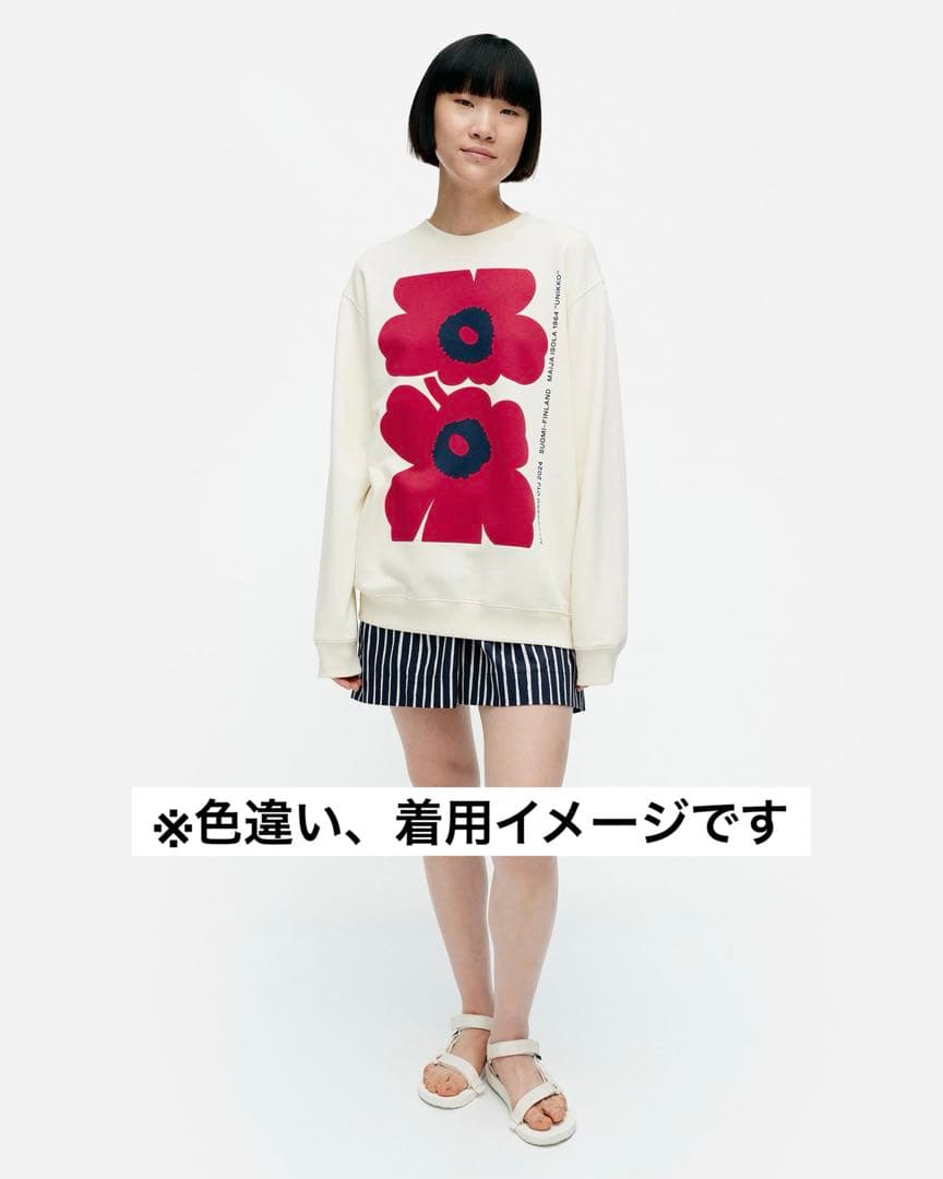 新品タグ付】限定色 マリメッコ UNIKKO60周年トレーナー ユニセックス