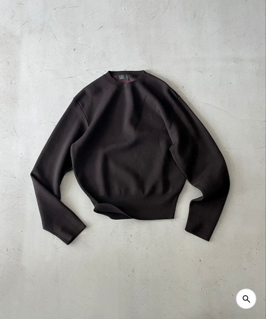 トップス Omar afridi Jane sweater 46 dark brown OMAR AFRIDI】JANE SWEATER 