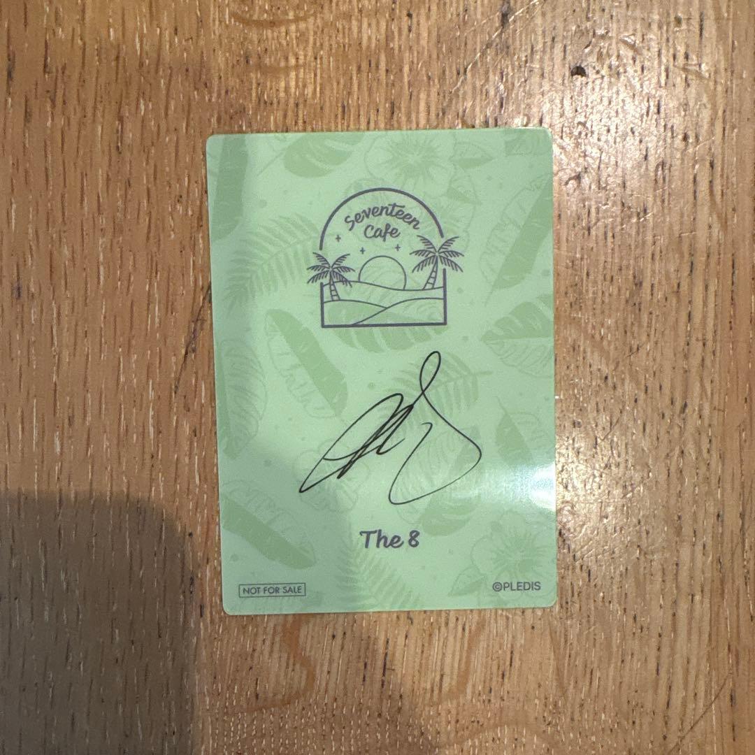 Seventeen Cafe The 8 サイン入りカード - メルカリ