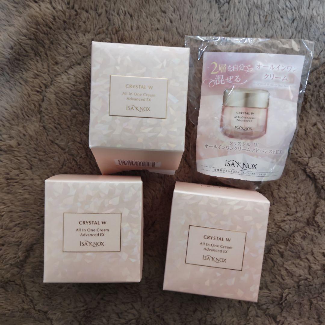 イザノックスクリスタルWオールインワンクリームADEX 50ml x3+10ml イザノックスクリスタルWオールインワンクリームADEX 50ml x3+10ml