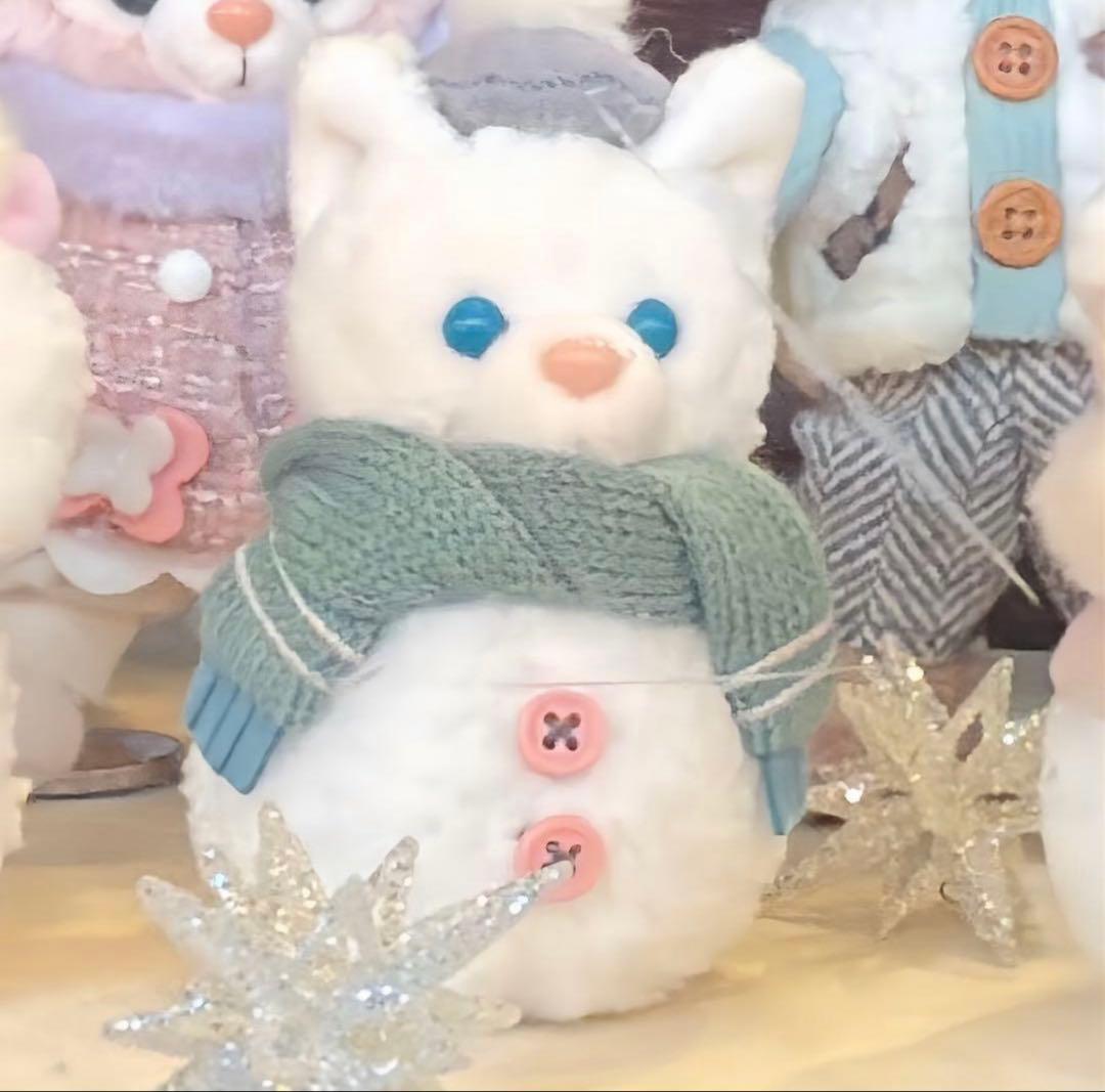 ジェラトーニ 雪だるまのぬいぐるみチャーム シークレット オブスノー