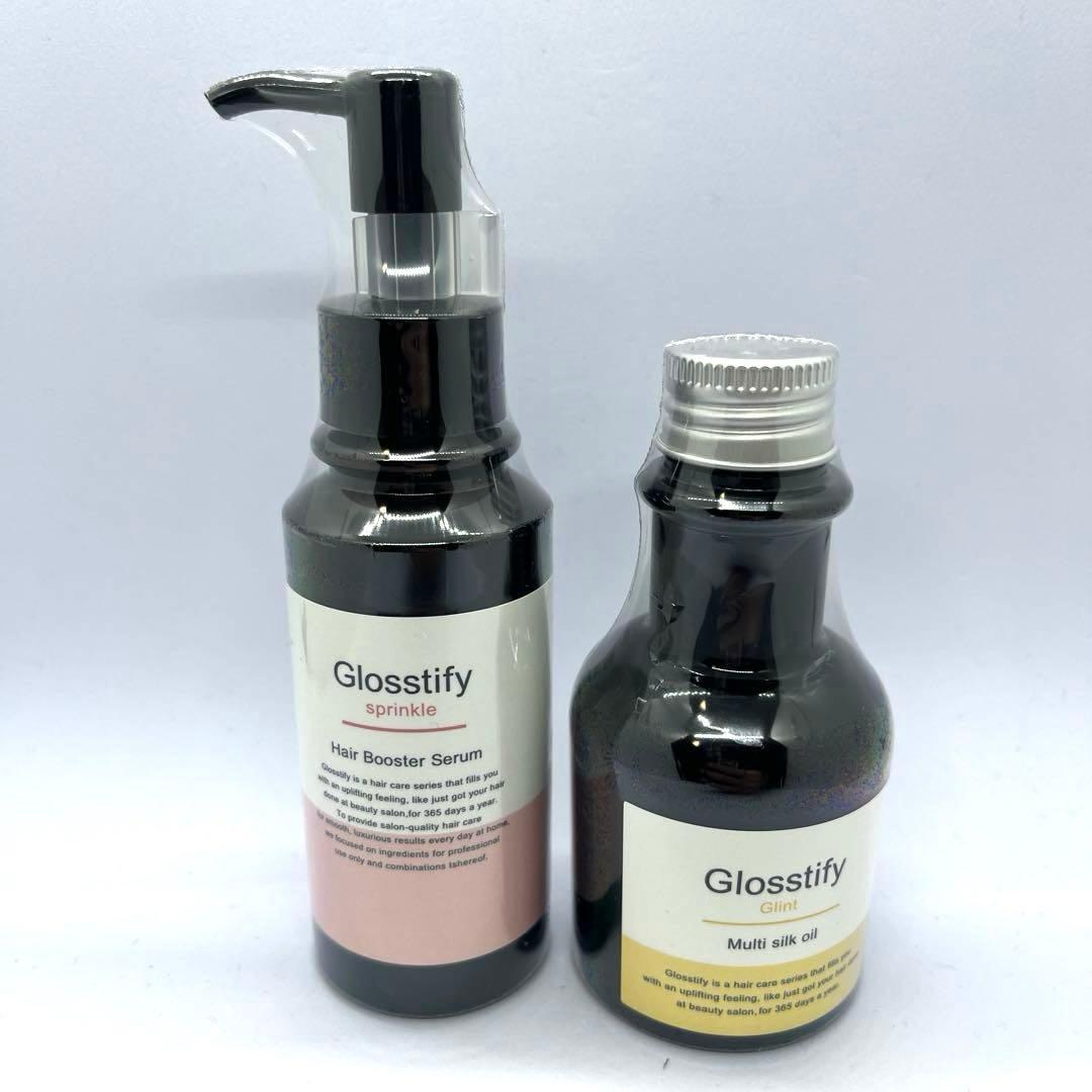 114.115】グロスティファイ ヘアセラム&マルチシルクオイル 100ml
