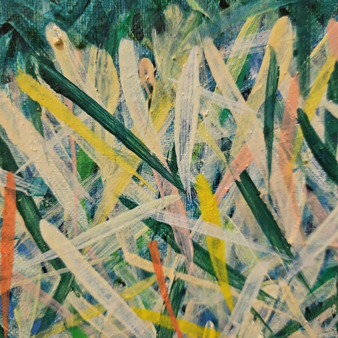 旺盛」加藤將信油絵抽象油彩画 F20号