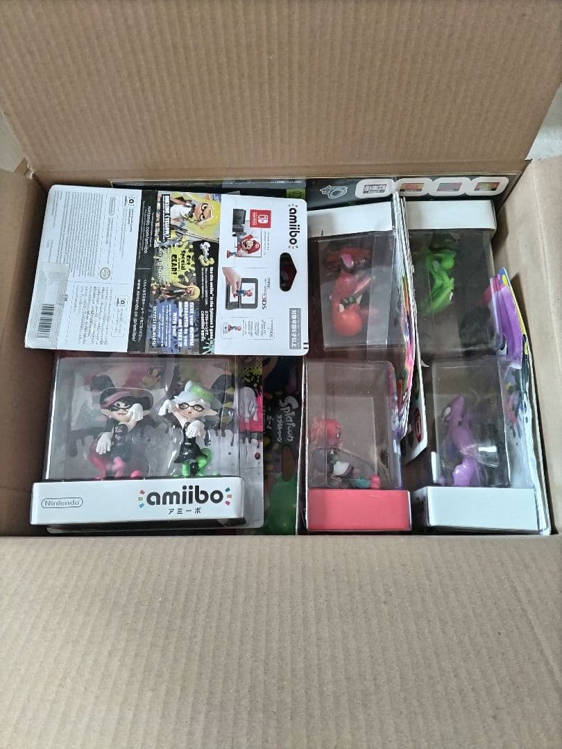 開封使用品】【未初期化】 スプラトゥーン amiibo アミーボ 9体