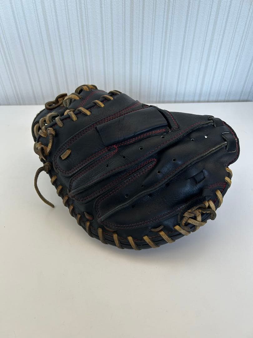 少年野球 久保田スラッガーキャッチャーミッド軟式グローブ 黒 右投げ