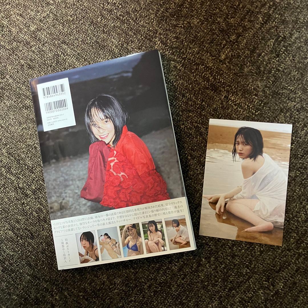 野口衣織 写真集 初版 帯付き ポストカード付き - メルカリ