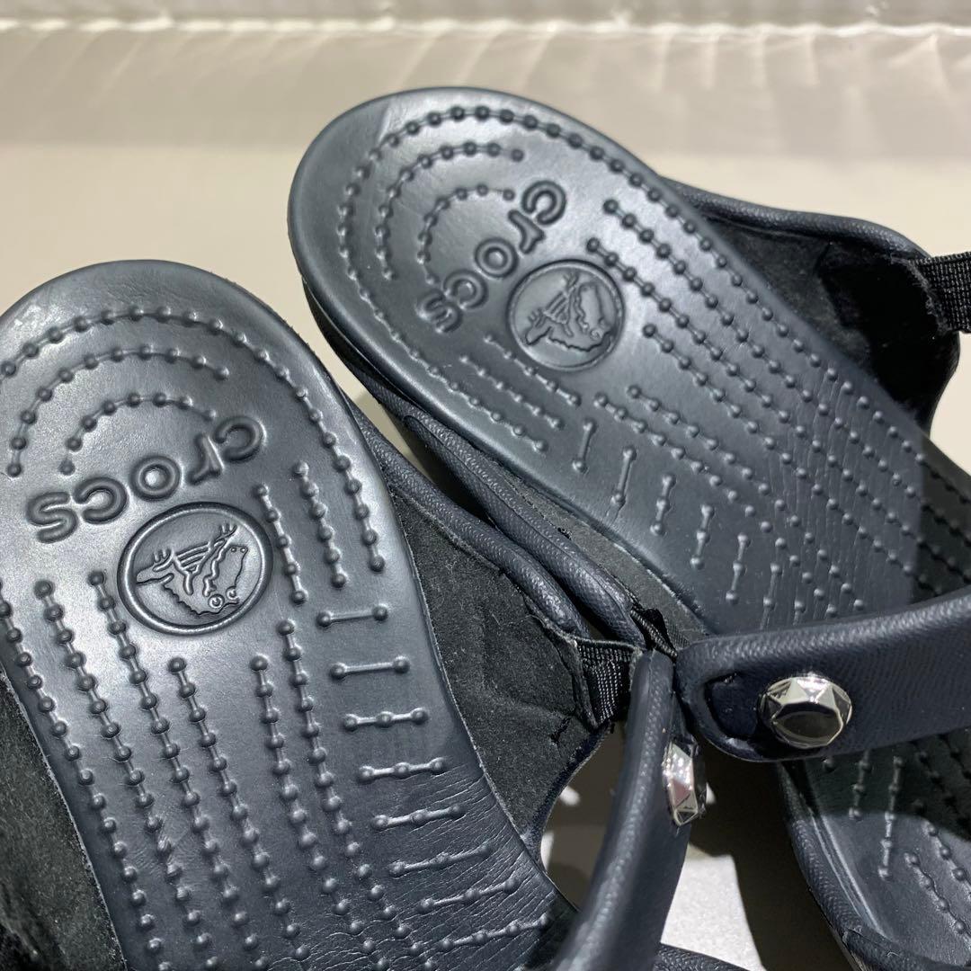 極美品✨ 廃盤品 crocs クロックス サイプラス 黒 w8 24 - メルカリ