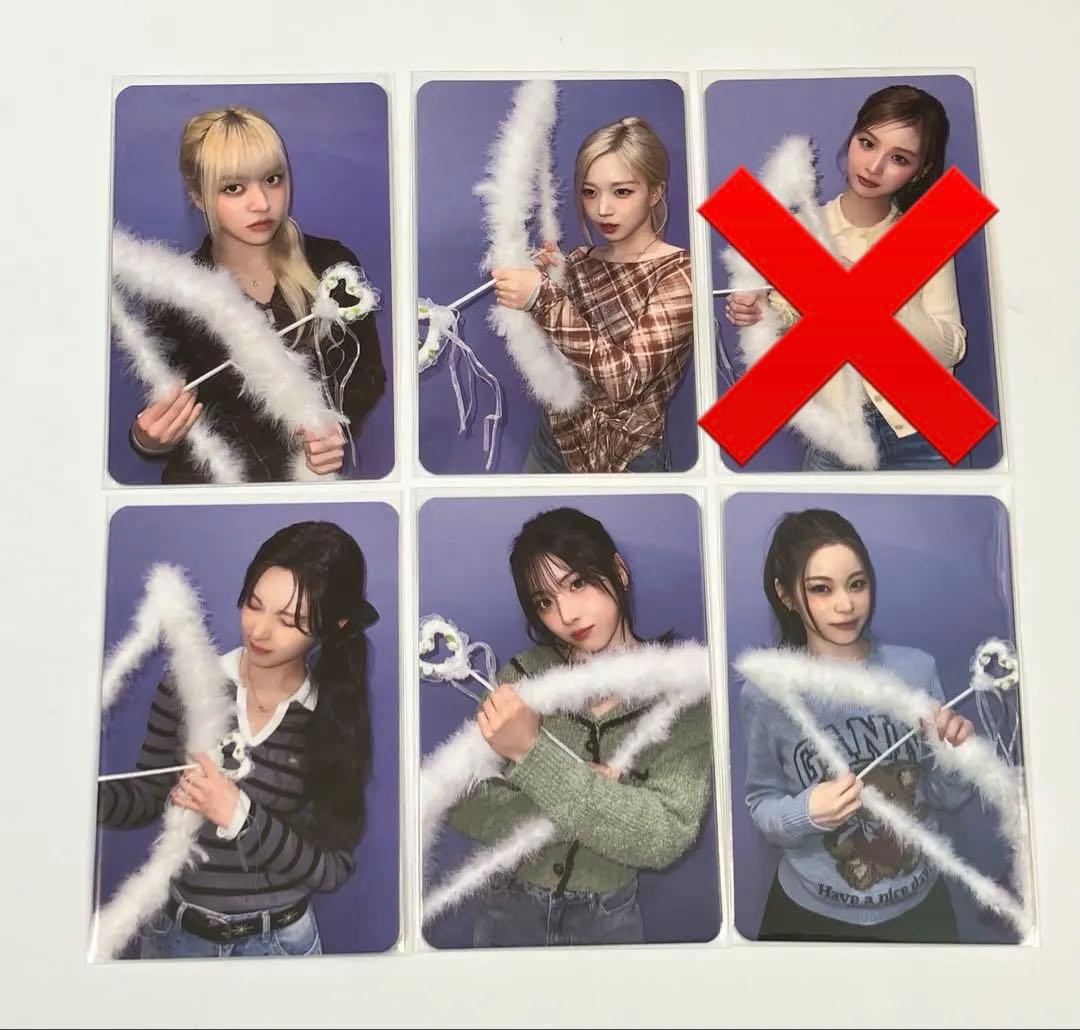 nmixx makestar トレカ キューピッドver. 両面 5枚セット - メルカリ