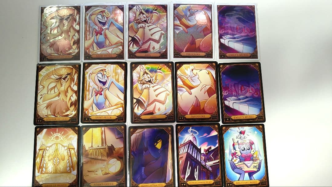 アベル FOIL、アダム他 天国勢トレカまとめ売り15枚 ハズビンホテル