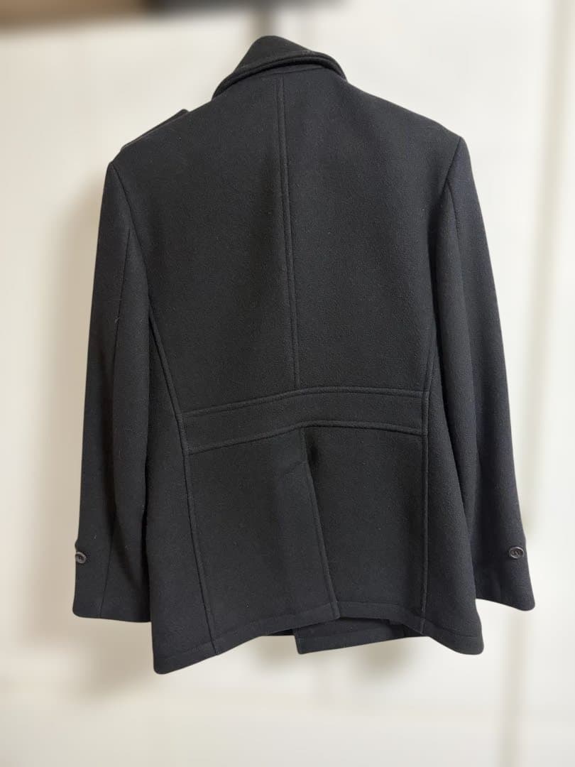 新品同様JOHN LAWRENCE SULLIVAN ブラックピーコート34 - メルカリ