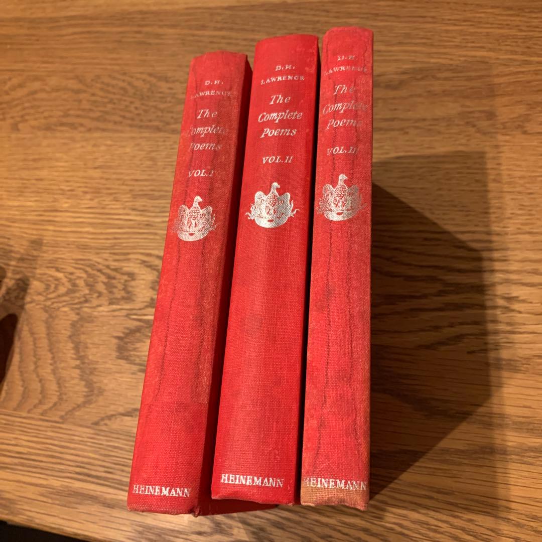 確認用画像 D.H. Lawrence : Complete Poems全3巻 確認用画像 D.H. Lawrence : Complete Poems全3巻