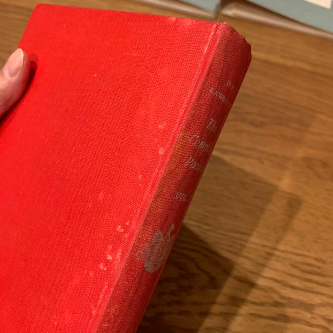 確認用画像 D.H. Lawrence : Complete Poems全3巻