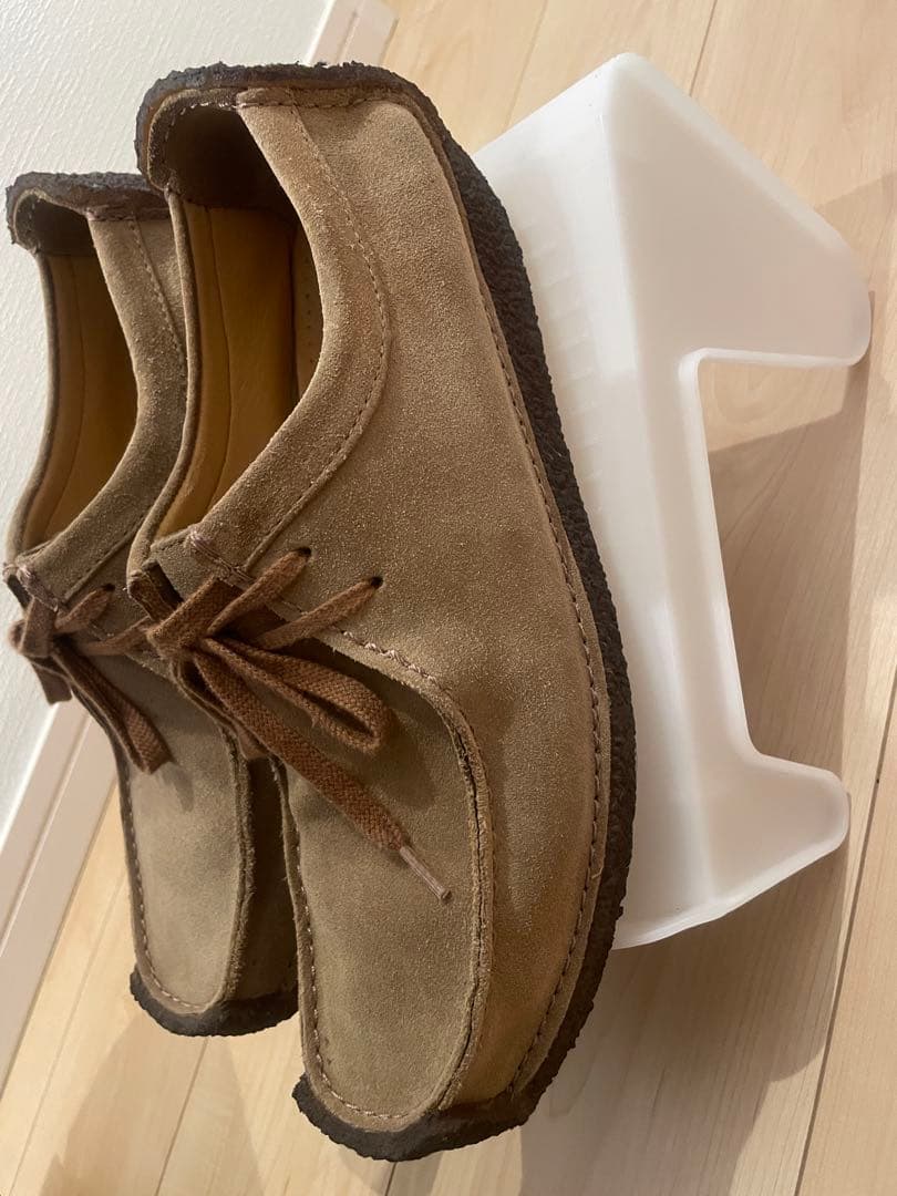 超美品Clarks ナタリー ベージュ スエード UK9.0 27.0cm - メルカリ