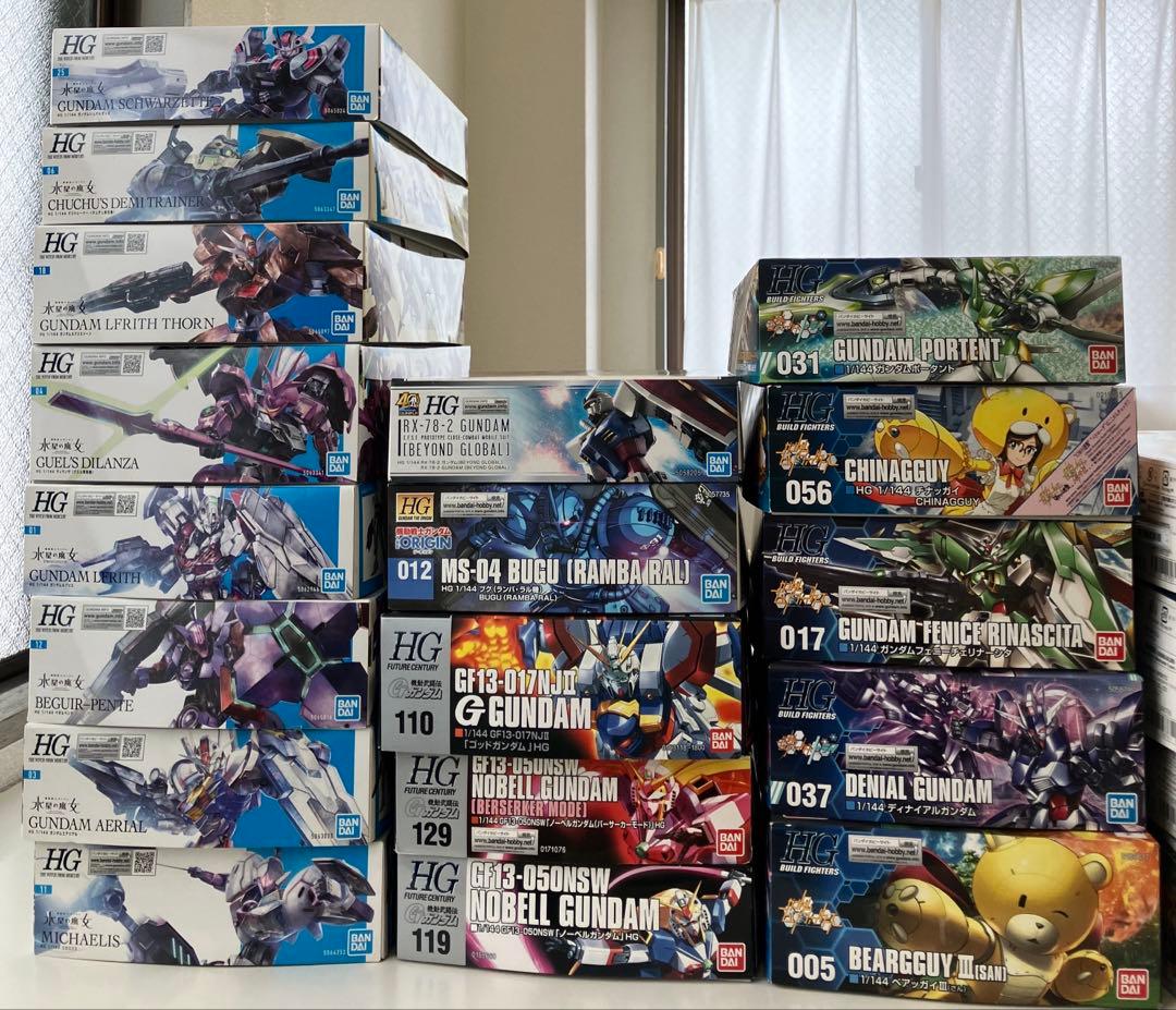 ガンプラ 素組み まとめ売り 39体 HGガンダム ジャンク品 - メルカリ