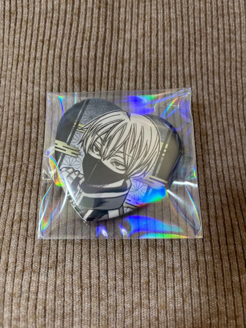 桃源暗鬼 皇后崎迅 ハート缶バッジ - メルカリ