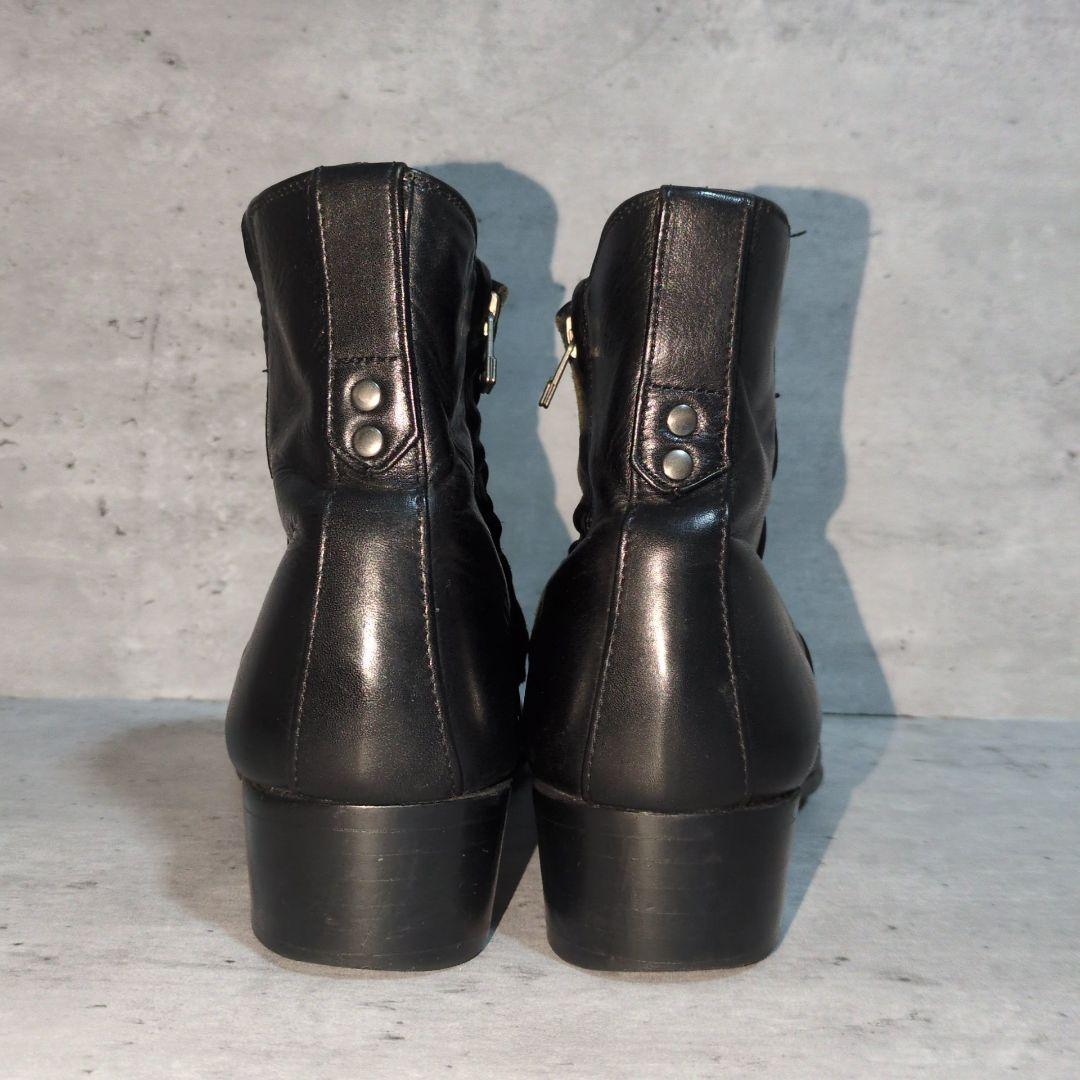 5351 POUR LES HOMMES】サイドジップブーツ☆黒☆42 - メルカリ