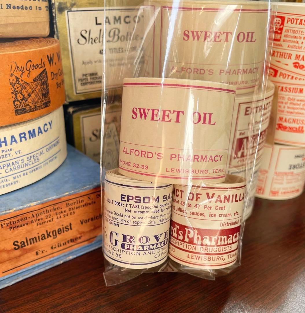 海外 ファーマシーラベル 3種各10枚計30枚 ヴィンテージ 蚤の市 - メルカリ