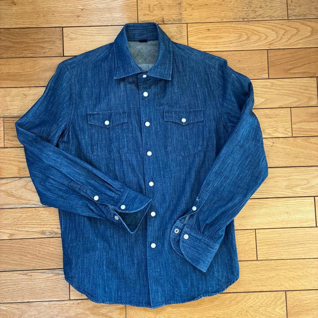 45Rのダンガリーシャツ 楽天市場】シャツ メンズ 七分袖 7分袖 ボタンシャツ ダンガリーシャツ