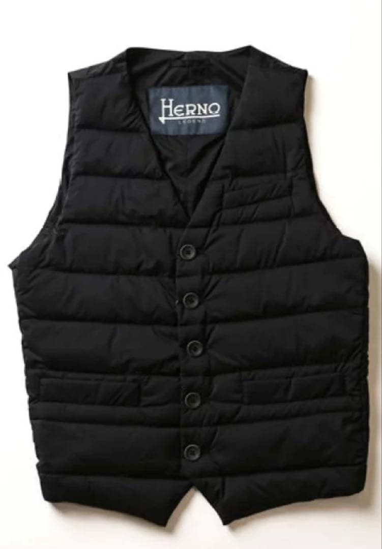ヘルノ ダウンジレ　サイズ50 HERNO（ヘルノ） ダウンベスト ジレ LEGEND WAISTCOAT ベスト メンズ