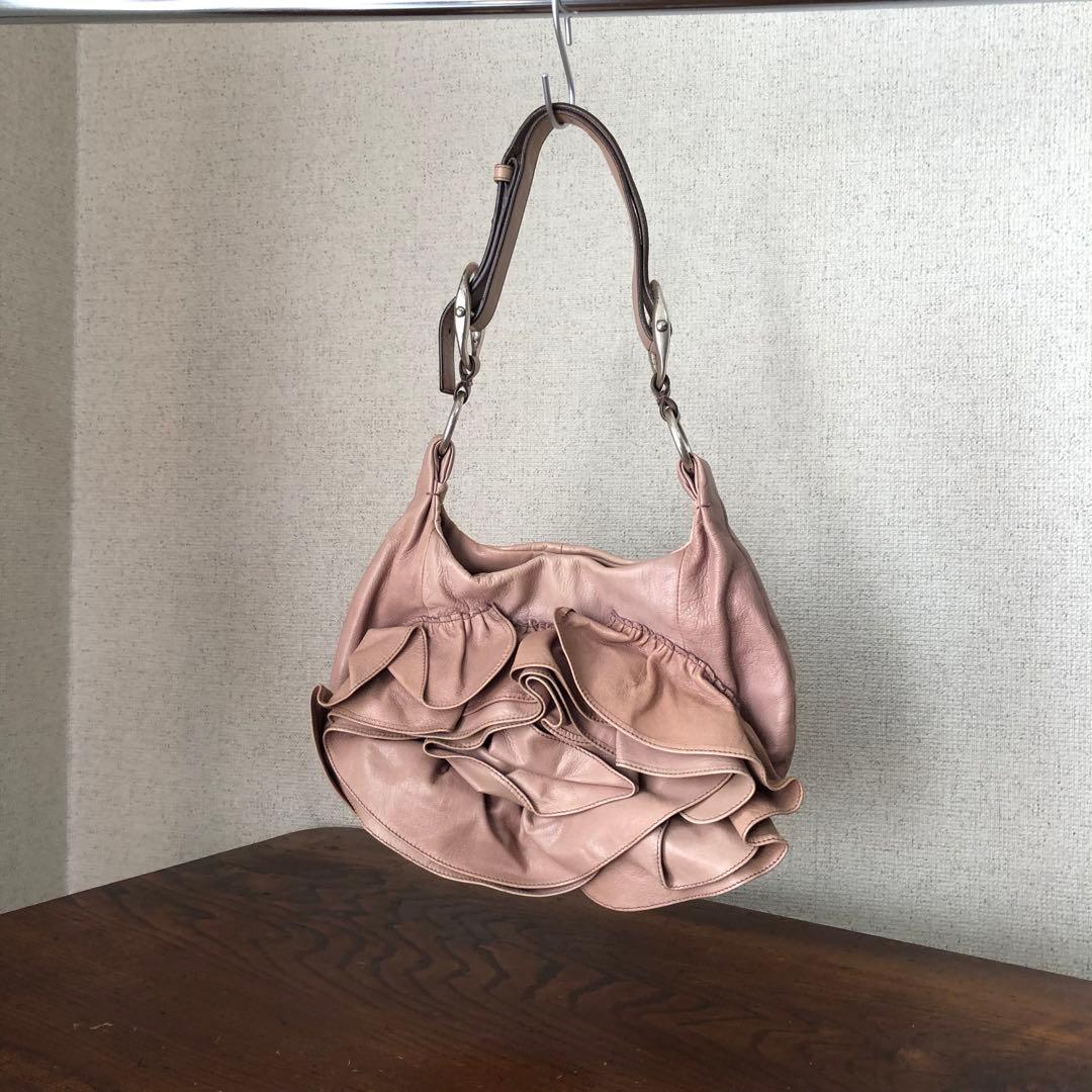 YVES SAINT LAURENT ナジャ レザー ショルダーバッグ Vintage YSL Mini Nadja Leather Bag in Red – Ciao Kasia