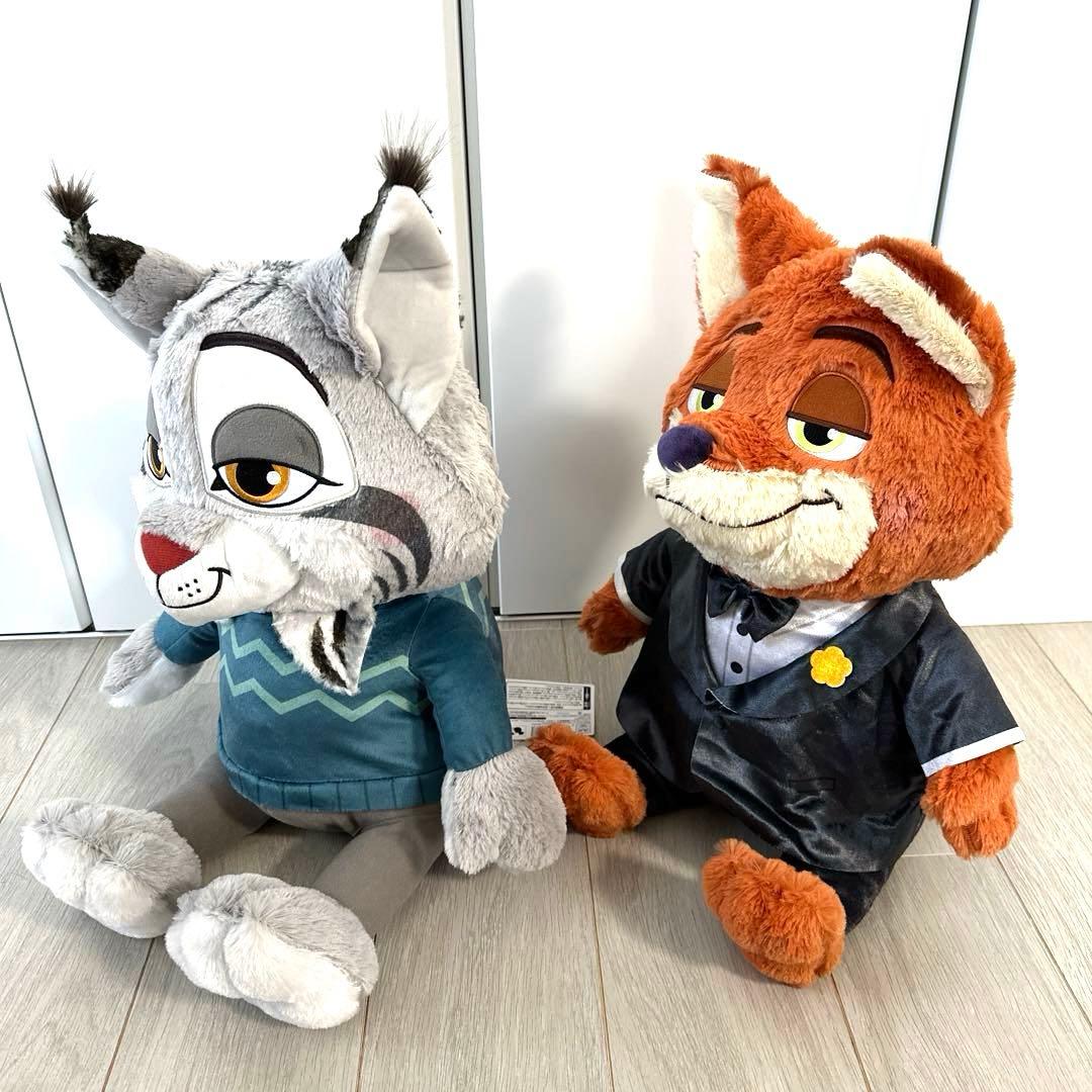 ズートピア2 パウバート ニック FukuFuku V-BIG ぬいぐるみセット