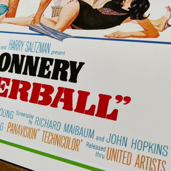 US版ポスター『007 サンダーボール作戦』（Thunderball）1965 - メルカリ