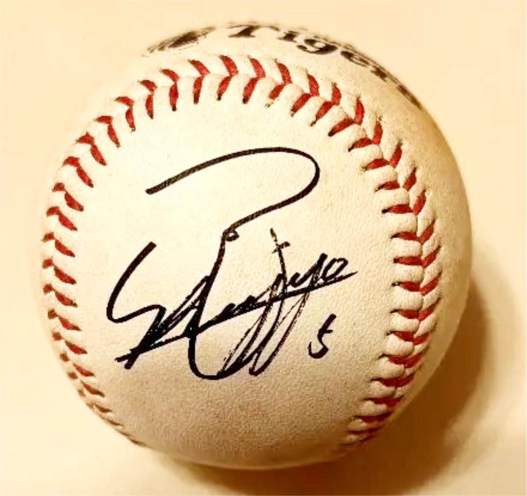 阪神タイガース 5 新庄剛志氏 サインボール プリント - メルカリ