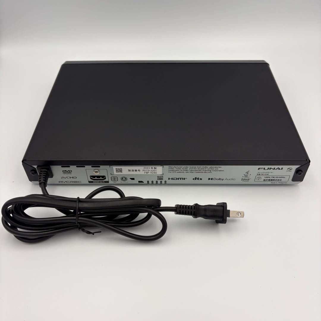 フナイ ブルーレイプレーヤー/DVDプレイヤー コンパクト FBP-H240