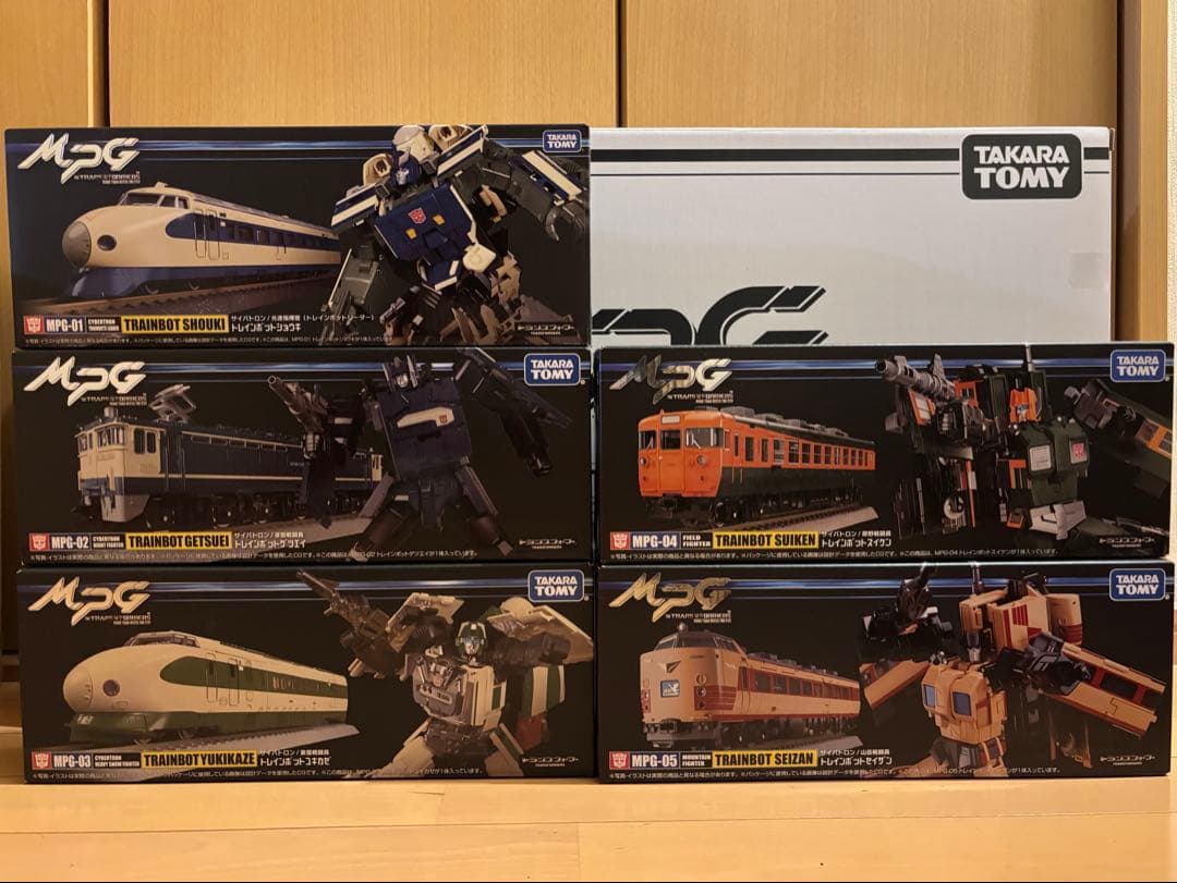 トランスフォーマー MPG ライデンBOXセット& トレインボット 6種セット MPG」シリーズ第6弾の『トランスフォーマー』「MPG-06 トレインボット