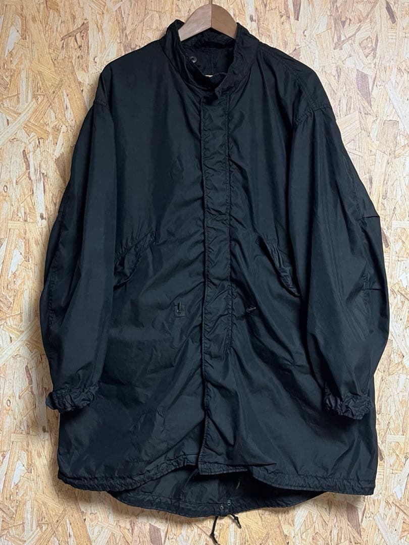 黒染め アルミジップ U.S.ARMY M65 フィッシュテールパーカ 米軍実物