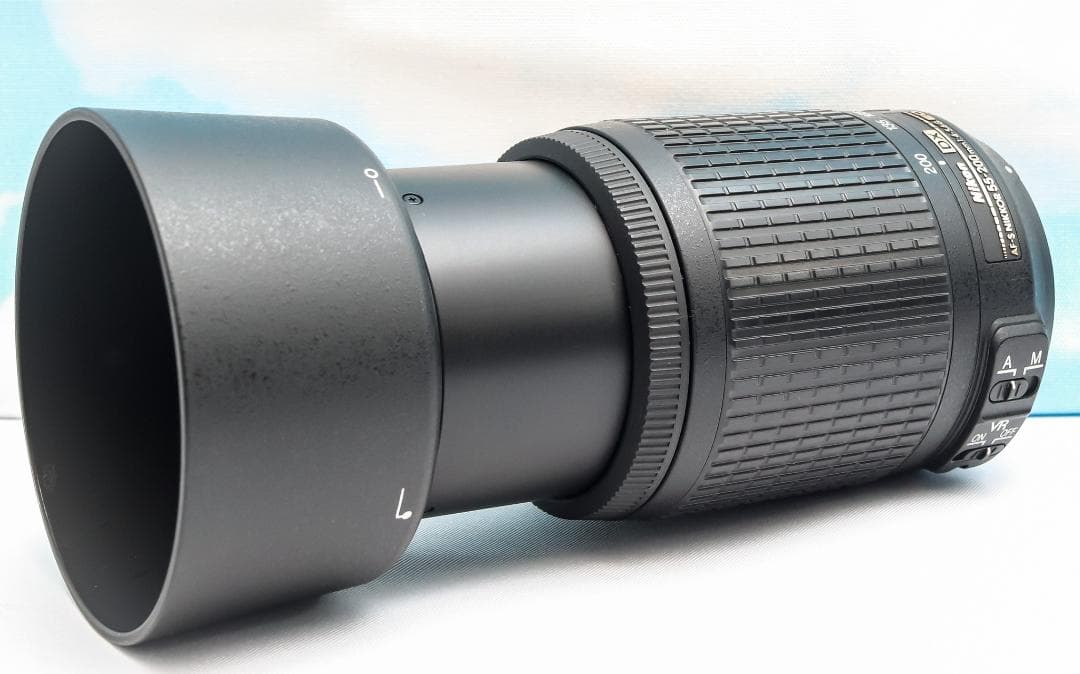 ニコン Nikon AF-S 55-200mm⭐️手振れ補正付き⭐️望遠レンズ - メルカリ