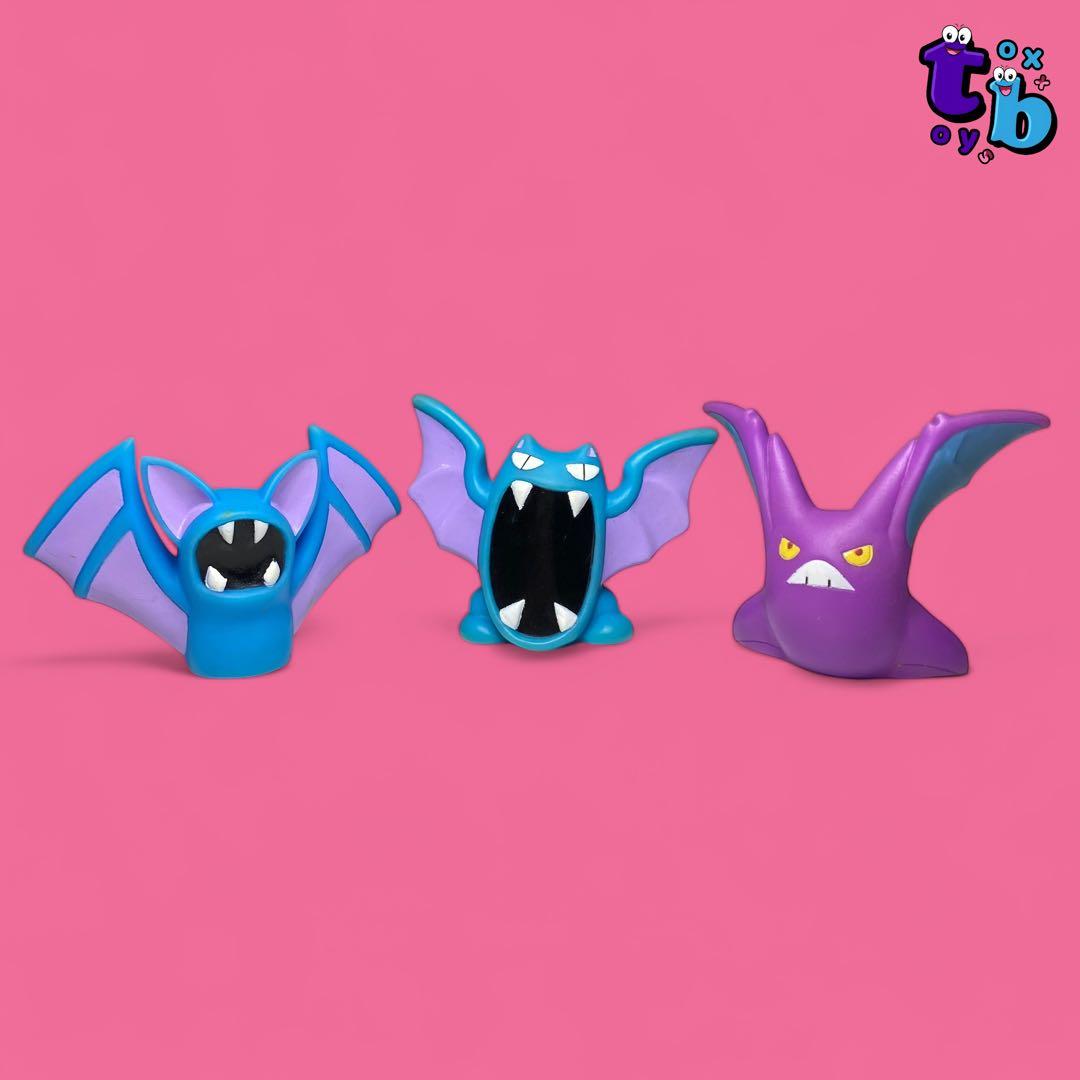 ポケモンキッズ《ズバット/ゴルバット/クロバット》指人形No.1076