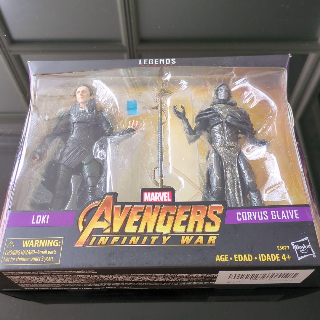 廃盤未開封】アベンジャーズ フィギュア ロキ & コーヴァス・グレイヴ